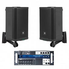 Акустична система 2 колонки JBL PRX912 + мікшер Акустична система 2 колонки JBL PRX912 + мікшер